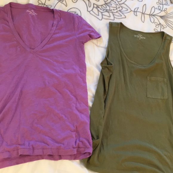 J. Crew Tops - J Crew tank and tee lot